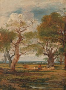 Paisaje con figuras de John Linnell