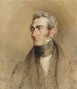 Retrato de Chambers Hall de John Linnell