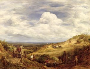Arenales, Hampstead Heath, 1849 de John Linnell