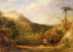 La huida a Egipto de John Linnell