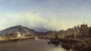El puente en Cherburgo de John Louis Petit