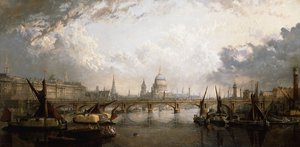 El Támesis desde el Puente de Hungerford, 1871 de John MacVicar Anderson