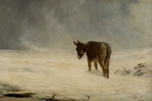 Un Burro en la Nieve