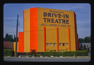 Duwamish Drive-in Theater, E. Marginal Way, Seattle, Washington, EE.UU.