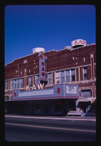 Kaw Theater, Washington Street, Junction City, Kansas, EE.UU.