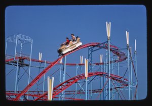 Vagón de montaña rusa, Atlantic City, Nueva Jersey, EE.UU.