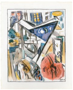 Bajo Manhattan de John Marin