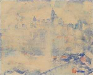 Horizonte de Manhattan de John Marin