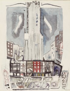 Midtown Nueva York de John Marin