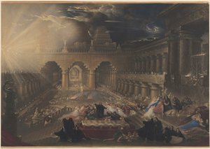 El festín de Belsasar de John Martin