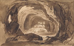 Entierro de Sarah de John Martin