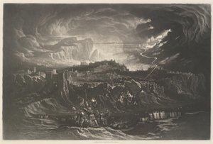Caída de los muros de Jericó de John Martin