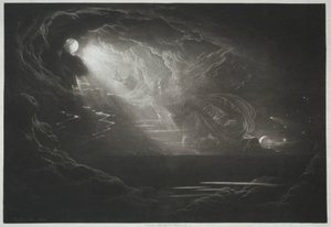 Paraíso Perdido: La Creación de la Luz, 1824 de John Martin