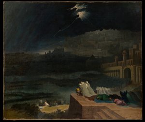 Arrepentimiento de Nínive de John Martin