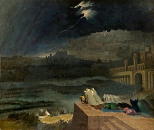 Arrepentimiento de Nínive, c.1840 de John Martin