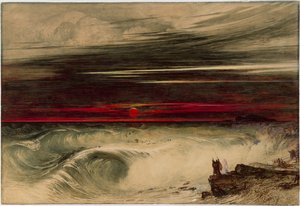 La destrucción del ejército del faraón de John Martin