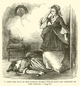 Ilustración para Historia de dos ciudades de Charles Dickens