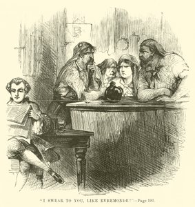 Ilustración para Historia de dos ciudades de Charles Dickens de John McLenan