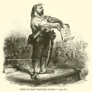 Ilustración para Historia de dos ciudades de Charles Dickens