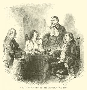 Ilustración para Historia de dos ciudades de Charles Dickens