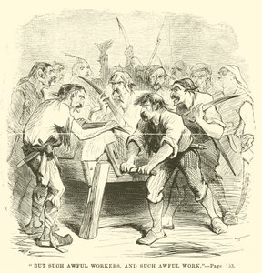 Ilustración para Historia de dos ciudades de Charles Dickens