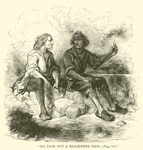 Ilustración de Historia de dos ciudades de Charles Dickens