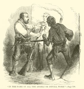 Ilustración de Historia de dos ciudades de Charles Dickens