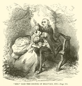 Ilustración de Historia de dos ciudades de Charles Dickens