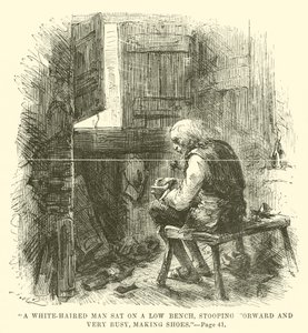 Ilustración de Historia de dos ciudades de Charles Dickens
