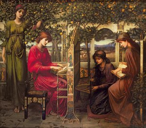 Santa Cecilia de John Melhuish Strudwick