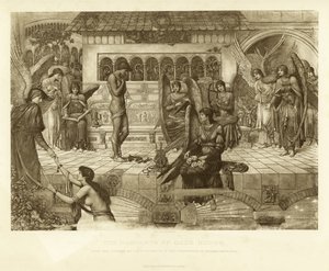 Las murallas de la casa de Dios de John Melhuish Strudwick