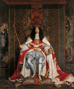 Retrato de Carlos II de Inglaterra 1630-1685, ca 1676 de John Michael Wright
