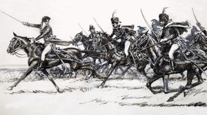 Carga de caballería de John Millar Watt