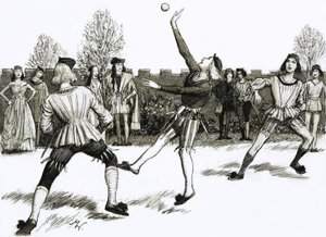 Jeu de Paume, una especie de balonmano