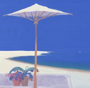 Yate pasando la terraza, 1999 de John Miller
