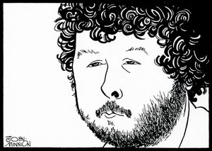 BIRTWISTLE, Harrison - caricatura de John Minnion Compositor inglés de John Minnion