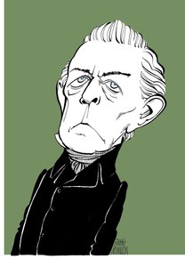Franz Berwald - caricatura del compositor sueco