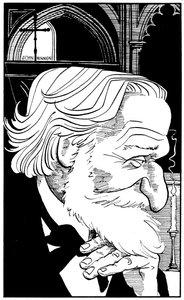 Giuseppe Verdi - retrato de perfil del compositor italiano, 9 o 10 de octubre de 1813 - 27 de enero de 1901