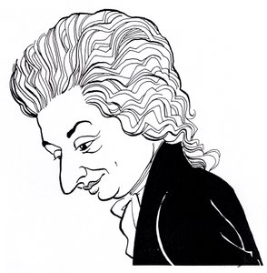 Wolfgang Amadeus Mozart - caricatura de John Minnion