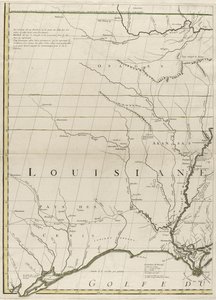 Mapa de los dominios británicos y franceses en América, 1756 de John Mitchell