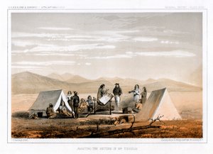 Esperando el regreso del Sr. Tinkham, 1856 de John Mix Stanley