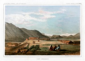 Fuerte Okinakane, EE.UU., 1856 de John Mix Stanley