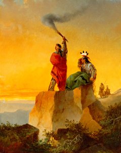 Telégrafo indio, 1860 de John Mix Stanley