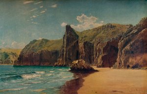 Acantilados en Barlow, c. 1877 de John Mogford