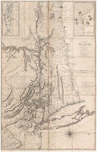 Mapa de la provincia de Nueva York... por el capitán Montresor