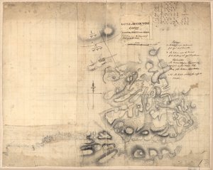 Batalla de Brandywine, 11 Septr. 1777, en la que los rebeldes fueron derrotados por el ejército al mando del Gral. Sir Willm. Howe. LOC gm71000927