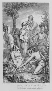 La feria sagrada (grabado) de John Moyr (attr.to) Smith