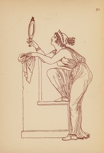 Traje femenino de la Antigua Grecia (litografía) de John Moyr Smith