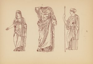 Traje femenino de la Antigua Grecia (litografía) de John Moyr Smith