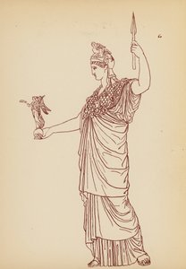 Traje femenino de la Antigua Grecia (litografía) de John Moyr Smith